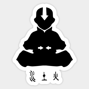 The Story of Avatar Aang Sticker